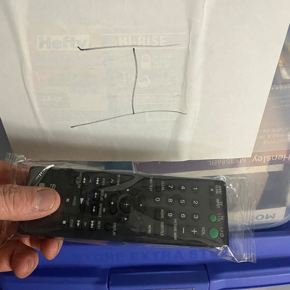 Sony RMT-D197A DVD Player Remote Control Black‎ OEM Replacement Genuine IR